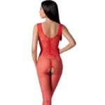 PASSION - BS098 BODYSTOCKING ROUGE TAILLE UNIQUE – Image 2