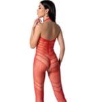 PASSION - BS100 BODYSTOCKING ROUGE TAILLE UNIQUE – Image 2