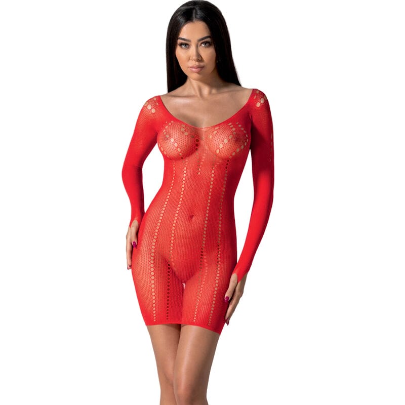 PASSION - BS101 BODYSTOCKING ROUGE TAILLE UNIQUE PASSION - BS101 BODYSTOCKING ROUGE TAILLE UNIQUE – Image 1