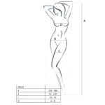 PASSION - FEMME BS014 BODYSTOCKING ROUGE TAILLE UNIQUE – Image 2