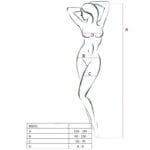 PASSION - FEMME BS031 BODYSTOCKING ROUGE TAILLE UNIQUE – Image 2