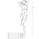 PASSION - FEMME BS052 BODYSTOCKING ROUGE TAILLE UNIQUE – Image 2