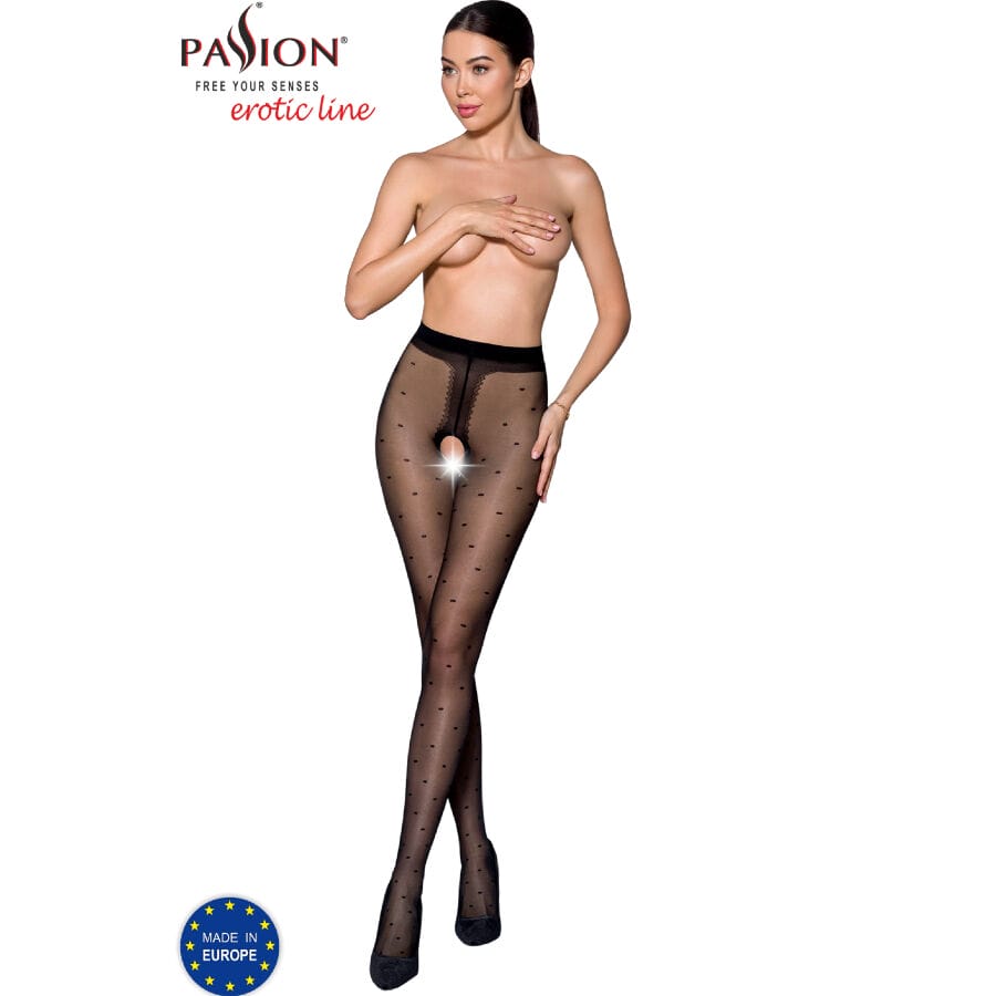 PASSION - TIOPEN 018 COLLANT NOIR 1/2 20 DEN PASSION - TIOPEN 018 COLLANT NOIR 1/2 20 DEN – Image 1