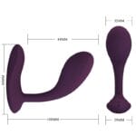PRETTY LOVE - BAIRD APPLICATION LILA RECHARGEABLE G-SPOT 12 VIBRATIONS – Image 3