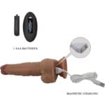 PRETTY LOVE - GODE EN SILICONE JONATHAN 3 VIBRATIONS + 3 MESURES DINSERTION TÉLÉCOMMANDE 21 CM – Image 5