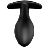 PRETTY LOVE - PLUG ANAL FORME DANCRE SILICONE 12 MODES DE VIBRATION NOIR – Image 6