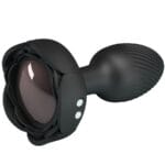 PRETTY LOVE - PLUG ANAL OLMAN AVEC LUMIÈRE LED NOIR 8,8 CM – Image 2