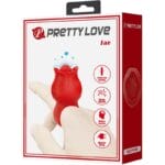 PRETTY LOVE - VIBRATEUR DE DOIGT EN FORME DE JAE ROSE 10 VIBRATIONS ROUGE – Image 9