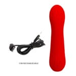 PRETTY LOVE - VIBRATEUR RECHARGEABLE FAUN ROUGE – Image 8