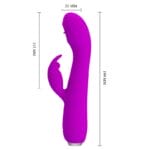 PRETTY LOVE - VIBRATEUR RECHARGEABLE RACHEL AVEC VENTOUSE VIOLETTE – Image 7
