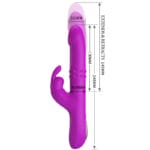 PRETTY LOVE - VIBRATEUR REESE AVEC ROTATION VIOLET – Image 6