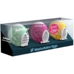 SATISFYER - 3 OEUFS MASTURBATEURS RIFFLE, BUBBLE & FIERCE – Image 2