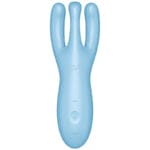 SATISFYER - APPLICATION VIBRATEUR THREESOME 4 BLEU – Image 2
