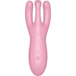 SATISFYER - APPLICATION VIBRATEUR THREESOME 4 ROSE – Image 2