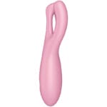 SATISFYER - APPLICATION VIBRATEUR THREESOME 4 ROSE – Image 3