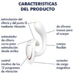 SATISFYER - G FOR GODDESS 1 VIBRATEUR LAPIN BLANC – Image 4