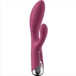 SATISFYER - SPINNING RABBIT 1 CLITORIS ET STIMULATION DU POINT G ROUGE