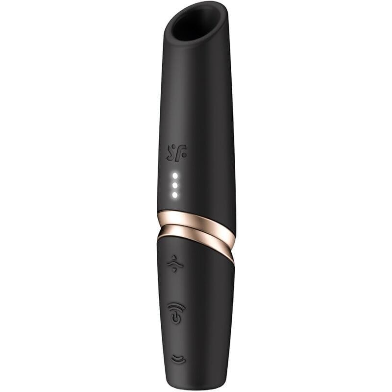 SATISFYER - STIMULATEUR DE CLITORIS PERFECT KISS WAVE NOIR / OR SATISFYER - STIMULATEUR DE CLITORIS PERFECT KISS WAVE NOIR / OR – Image 1