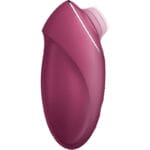 SATISFYER - TAP & CLIMAX 1 VIBRATEUR LAY-ON ROUGE – Image 2