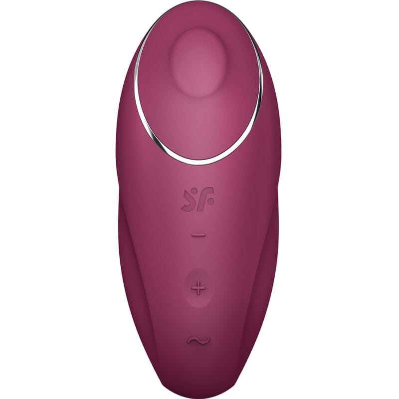 SATISFYER - TAP & CLIMAX 1 VIBRATEUR LAY-ON ROUGE SATISFYER - TAP & CLIMAX 1 VIBRATEUR LAY-ON ROUGE – Image 1