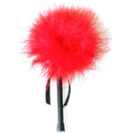 SECRETPLAY - DUSTER DE MARABOU ROUGE – Image 3