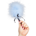 SECRETPLAY - DUSTER MARABOU BLEU CLAIR
