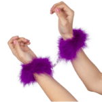 SECRETPLAY - MENOTTES MARABOU VIOLET – Image 4
