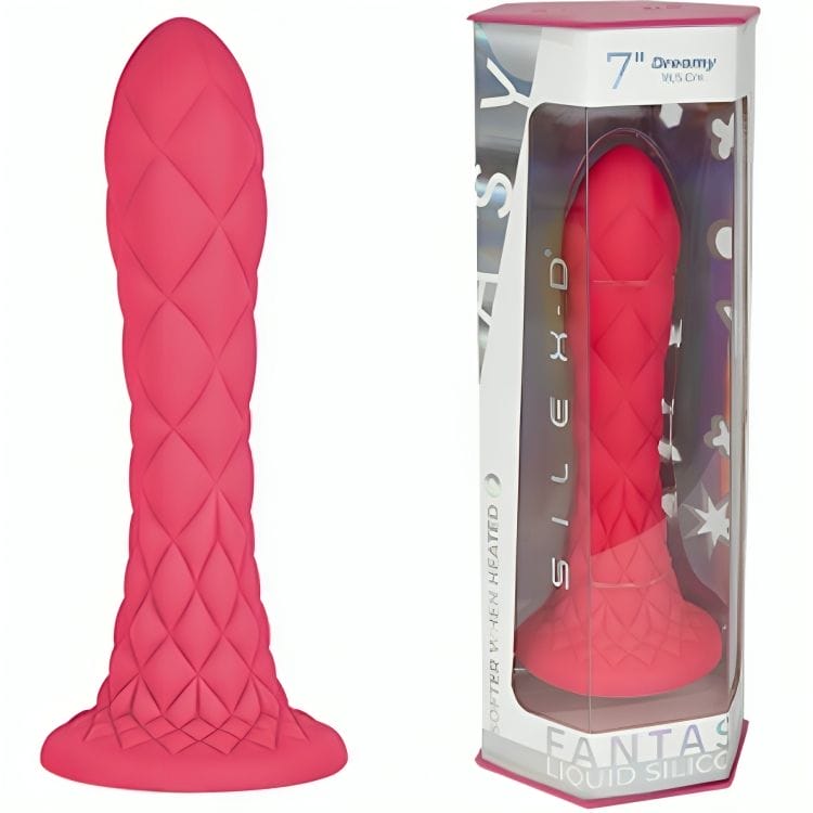SILEXD - DREAMY DILDO FANTASY SILICONE LIQUIDE THERMOREACTIF FUCHSIA 18 SILEXD - DREAMY DILDO FANTASY SILICONE LIQUIDE THERMOREACTIF FUCHSIA 18,5 CM – Image 1