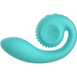 SNAIL VIBE - STIMULATEUR DOUBLE GIZI TURQUOISE – Image 3
