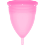 STERCUP - COUPE MENSTRUELLE EN SILICONE FDA ROSE - TAILLE S – Image 3