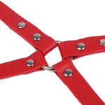 SUBBLIME - 953706 MENOTTES AVEC CEINTURE DE BONDAGE ROUGE TAILLE UNIQUE – Image 9