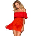 SUBBLIME - DRESSES ROBE COURTE + STRING ROUGE L / XL – Image 2