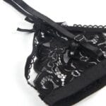 SUBBLIME - SET ENSEMBLE TROIS PIÈCES SOUTIEN-GORGE + PORTE-JARRETELLE + STRING S/M – Image 3