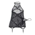 SUBLLIME - ROBE TRANSPARENTE  DOS LIQUIDE NOIR S/M – Image 4